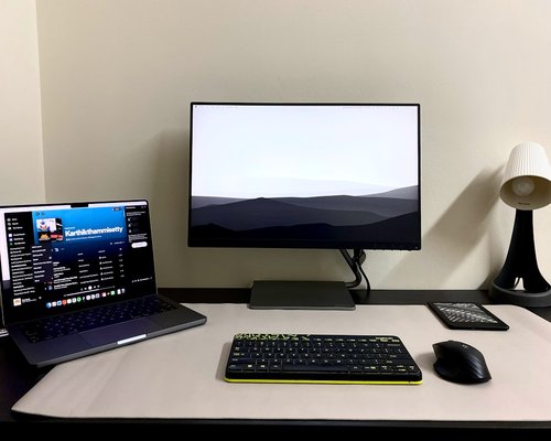 dual monitor setup ergonomic alignment